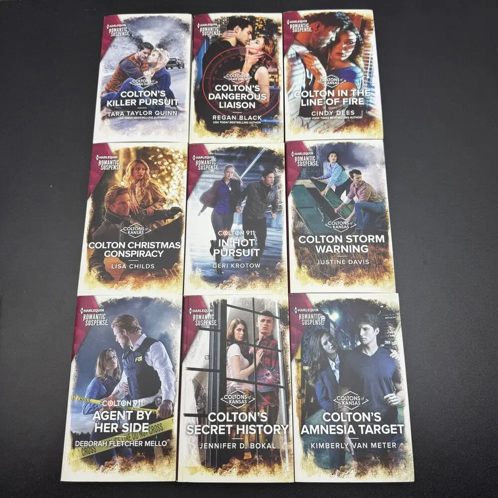 Harlequin Romantic Suspense The Coltons Series Lot of 9 Books 2020-2021